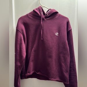 Women’s champion cropped hooded sweatshirt